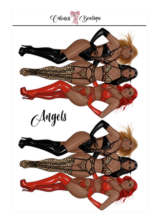 The CUSTOM Cuteness Doll Collection Sticker Sheet | Cuteness Planner Stickers for Agendas, Planners, Notebooks, Dividers | SAVAGE CUTIES