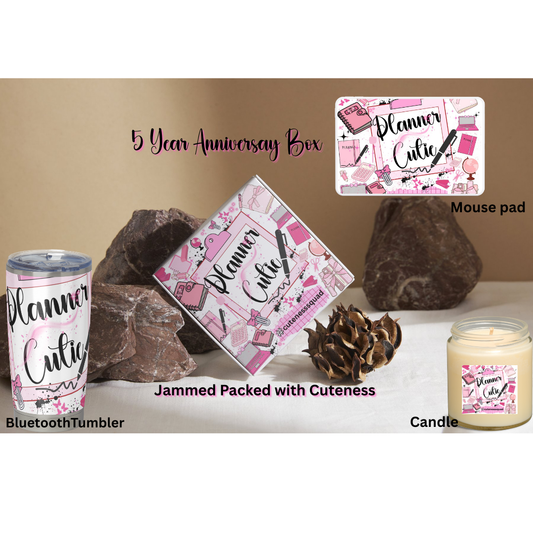 5 YEAR EXCLUSIVE ANNIVERSARY BOX | DELUXE WITH 20 0Z BLUETOOTH TUMBLER