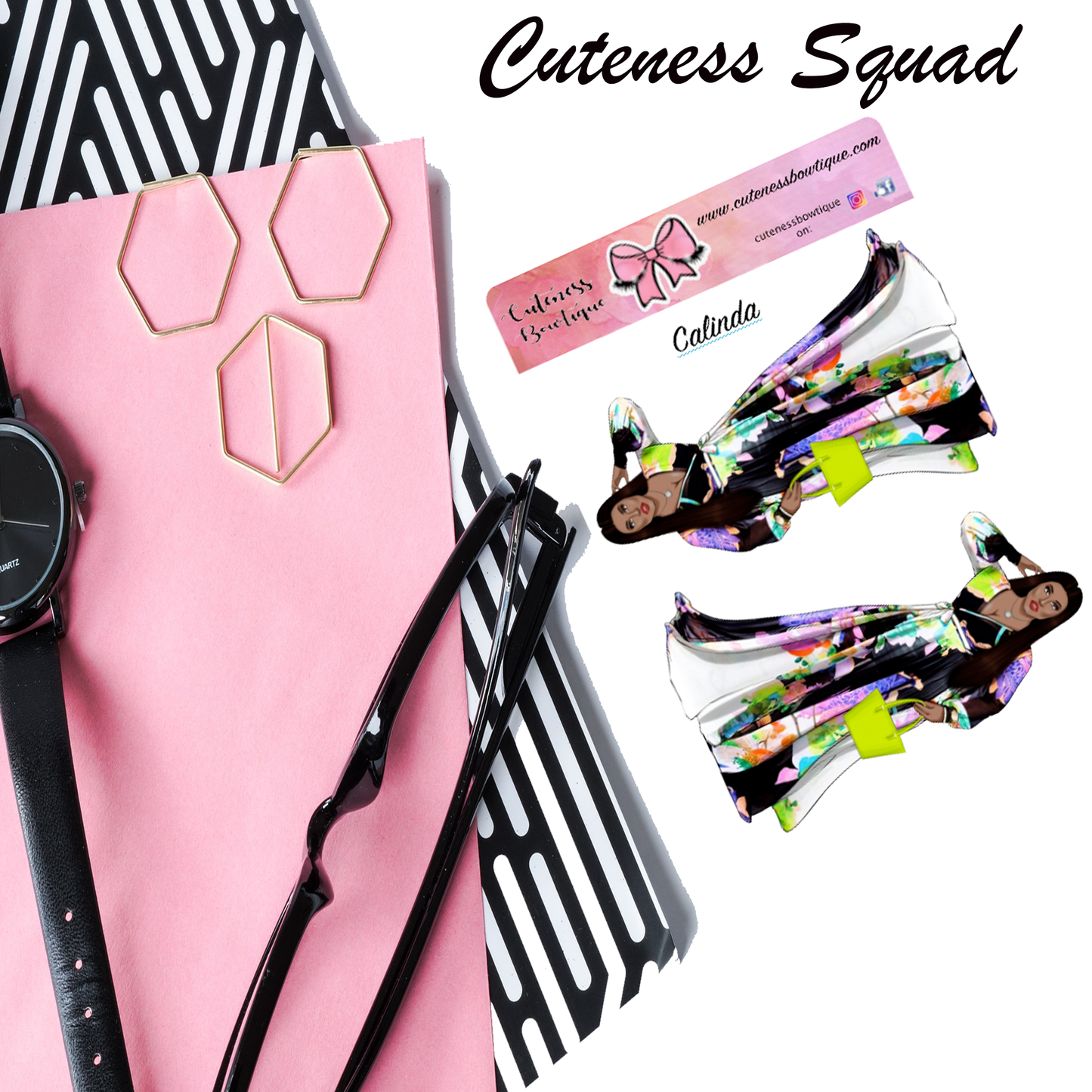 The Cuteness Squad Sticker Sheet | Cuteness Planner Stickers for Agendas, Planners, Notebooks, Dividers | CALINDA