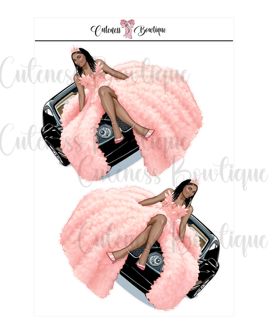 The CUSTOM Cuteness Doll Collection Sticker Sheet | Cuteness Planner Stickers for Agendas, Planners, Notebooks, Dividers | TRICKA B