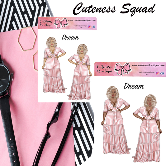 The Cuteness Squad Sticker Sheet | Cuteness Planner Stickers for Agendas, Planners, Notebooks, Dividers | DREAM