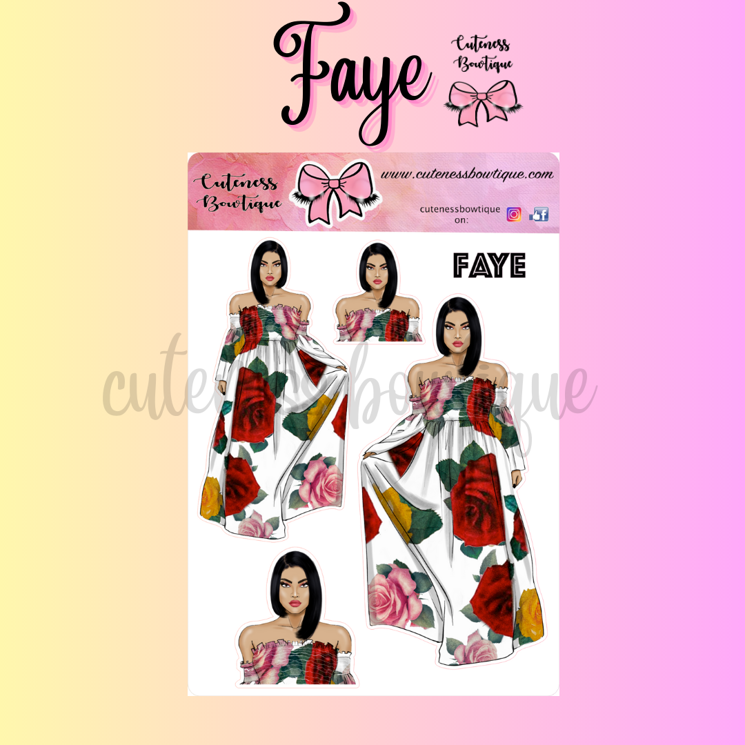 The Cuteness Squad Sticker Sheet | Cuteness Planner Stickers for Agendas, Planners, Notebooks, Dividers | FAYE