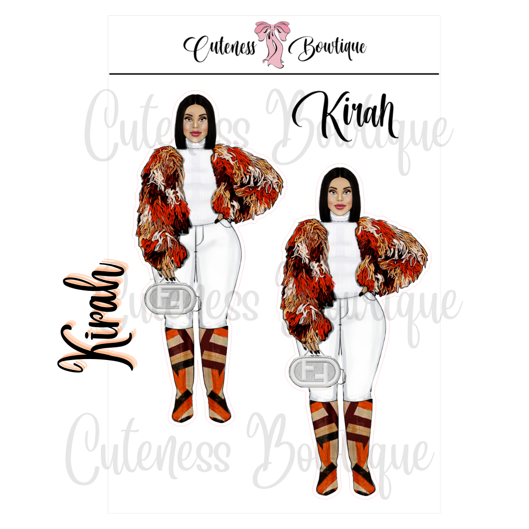 The Cuteness Squad Sticker Sheet | Cuteness Planner Stickers for Agendas, Planners, Notebooks, Dividers | KIRAH