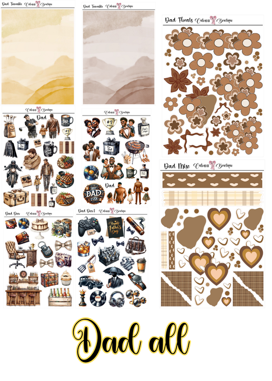 The Cuteness DOLL & Journaling Sticker Sheet | Cuteness Planner Stickers for Agendas, Planners, Notebooks, Dividers |