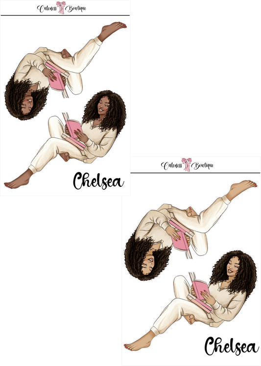 The CUSTOM Cuteness Doll Collection Sticker Sheet | Cuteness Planner Stickers for Agendas, Planners, Notebooks, Dividers | CHELSEA CONNOR DOUG DONTE FALLIN JOHNAHAN PERCY TYRIQ