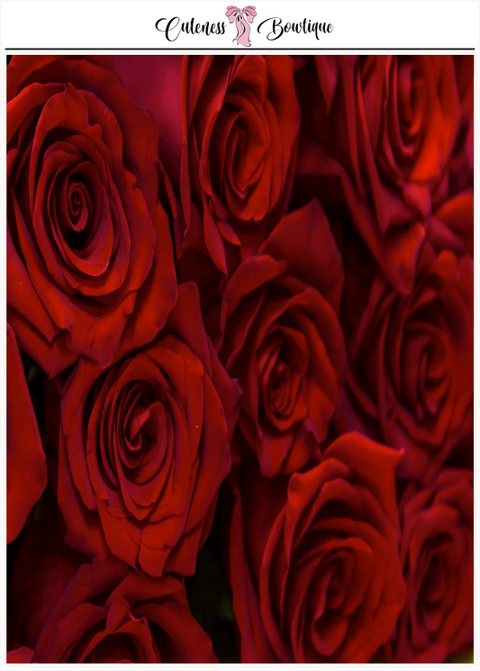 The Cuteness Journaling Sticker Sheet | Cuteness Planner Stickers for Agendas, Planners, Notebooks, Dividers | ROSE'