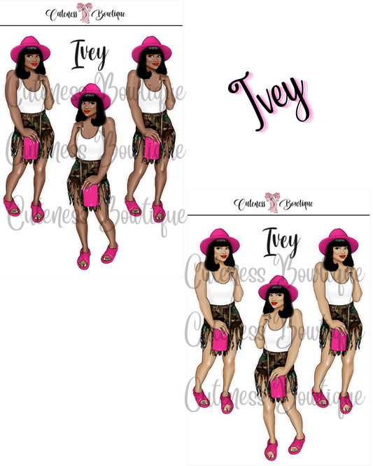 The Cuteness Squad Custom SOULJA COLLECTION | Cuteness Planner Stickers for Agendas, Planners, Notebooks, Dividers | IVEY