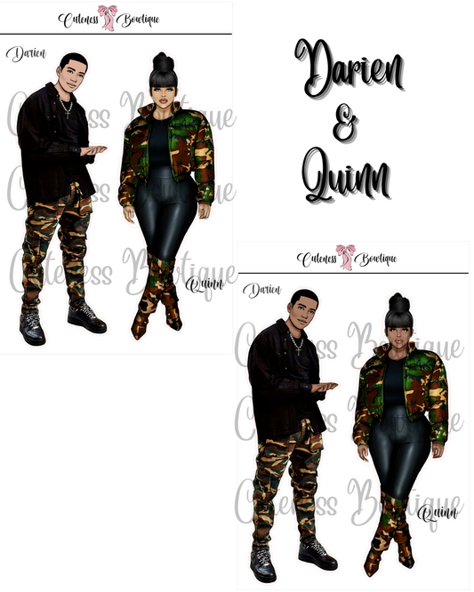 The Cuteness Squad Custom SOULJA COLLECTION | Cuteness Planner Stickers for Agendas, Planners, Notebooks, Dividers | DARIEN & QUINN