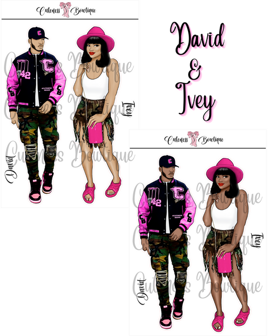 The Cuteness Squad Custom SOULJA COLLECTION | Cuteness Planner Stickers for Agendas, Planners, Notebooks, Dividers | DAVID & IVEY