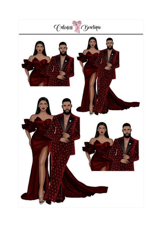 The CUSTOM Cuteness Doll Collection Sticker Sheet | Cuteness Planner Stickers for Agendas, Planners, Notebooks, Dividers | SOPHIE & SCHOLAR