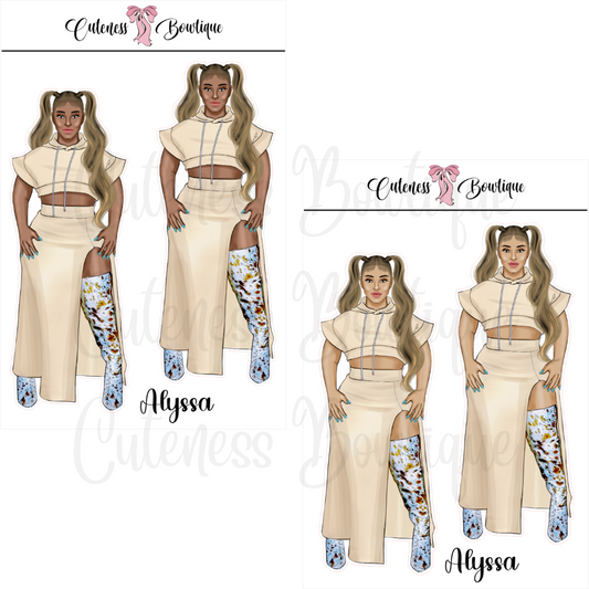 The Cuteness Squad Sticker Sheet | Cuteness Planner Stickers for Agendas, Planners, Notebooks, Dividers | ALYSSA