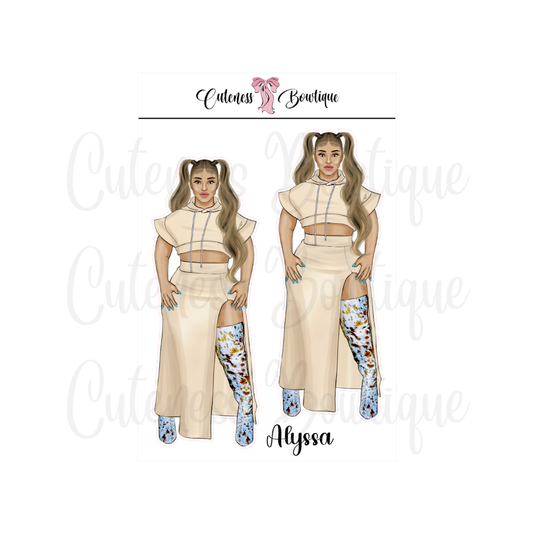 The Cuteness Squad Sticker Sheet | Cuteness Planner Stickers for Agendas, Planners, Notebooks, Dividers | ALYSSA