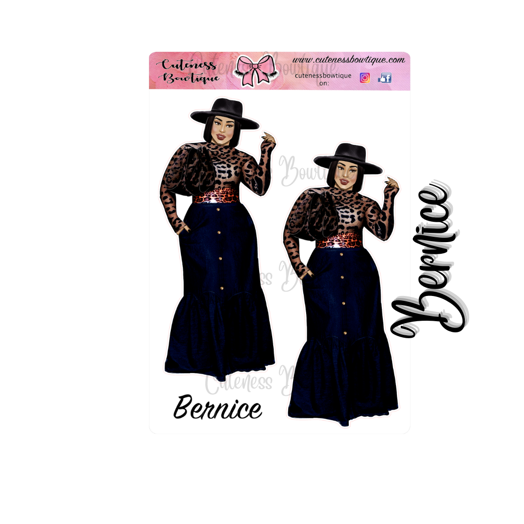 The Cuteness Squad Sticker Sheet | Cuteness Planner Stickers for Agendas, Planners, Notebooks, Dividers | BERNICE