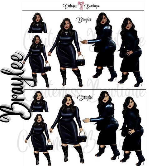 The Cuteness Squad Sticker Sheet | Cuteness Planner Stickers for Agendas, Planners, Notebooks, Dividers | BRAYLEE