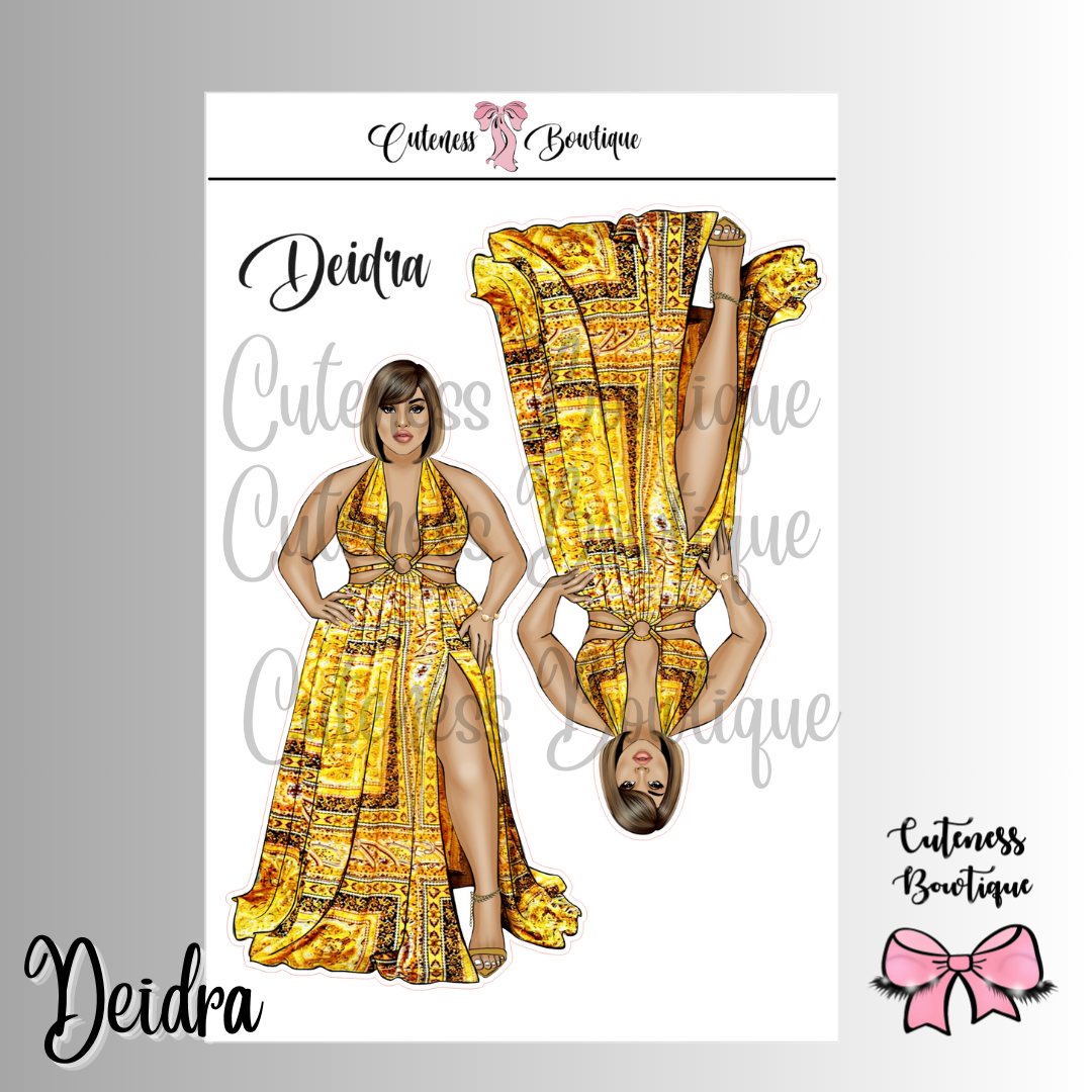 The Cuteness Squad Custom Sticker Sheet | Cuteness Planner Stickers for Agendas, Planners, Notebooks, Dividers | DEIDRA