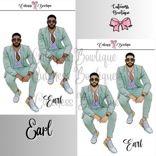 The Cuteness Squad Custom Sticker Sheet | Cuteness Planner Stickers for Agendas, Planners, Notebooks, Dividers | EARL