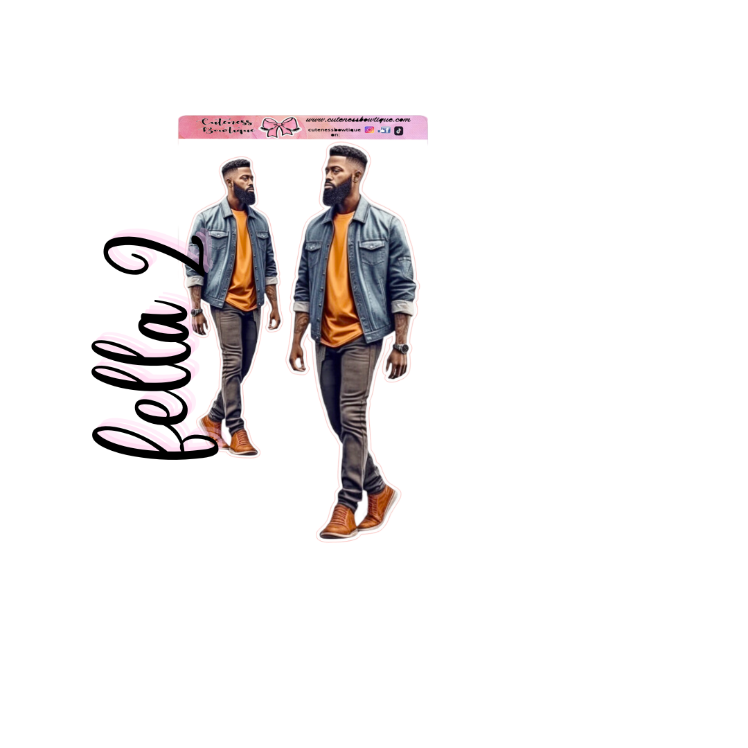 The Cuteness Doll Collection Sticker Sheet | Cuteness Planner Stickers for Agendas, Planners, Notebooks, Dividers | FELLAS