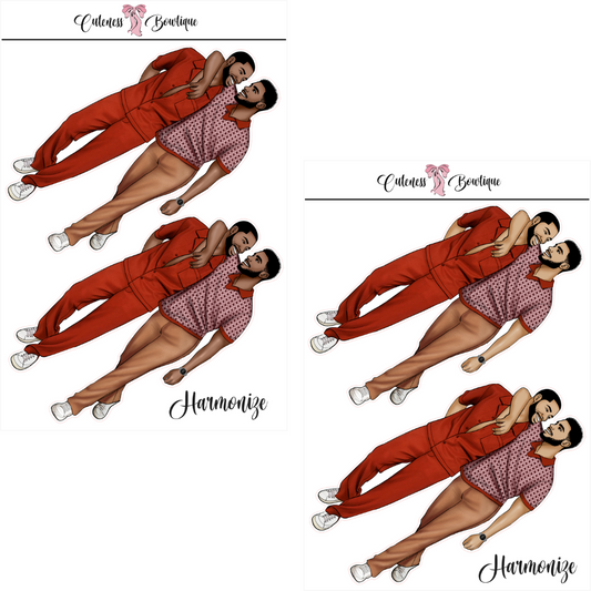 The Cuteness Squad Custom Sticker Sheet | Cuteness Planner Stickers for Agendas, Planners, Notebooks, Dividers | HARMONIZE