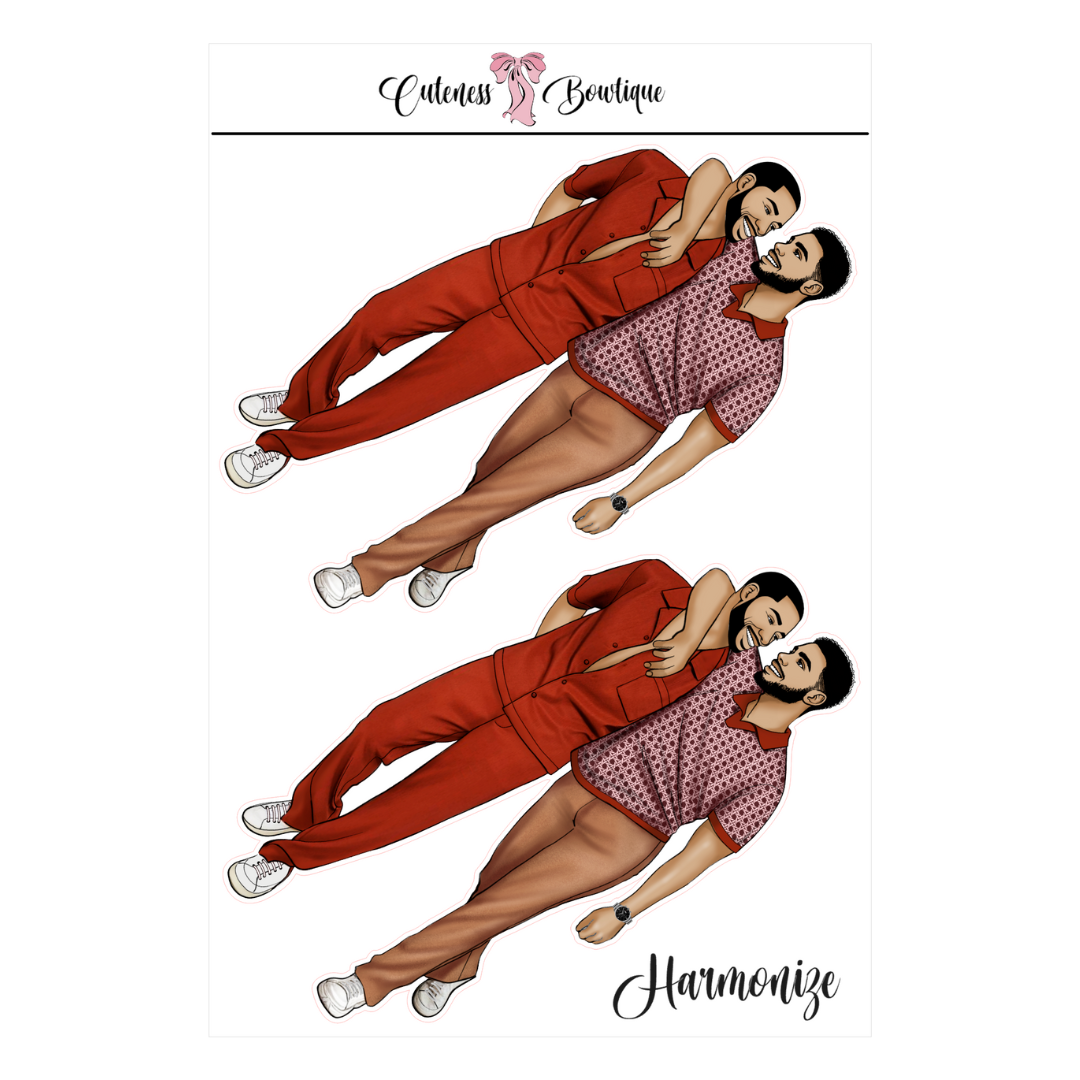 The Cuteness Squad Custom Sticker Sheet | Cuteness Planner Stickers for Agendas, Planners, Notebooks, Dividers | HARMONIZE