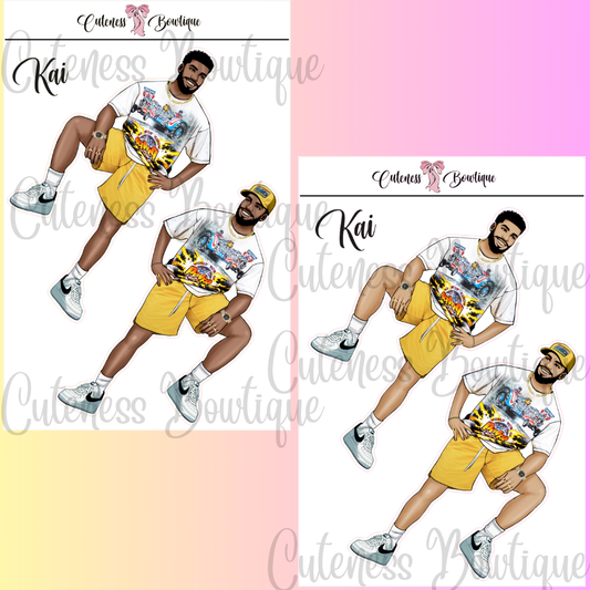 The Cuteness Squad Custom Sticker Sheet | Cuteness Planner Stickers for Agendas, Planners, Notebooks, Dividers | KAI