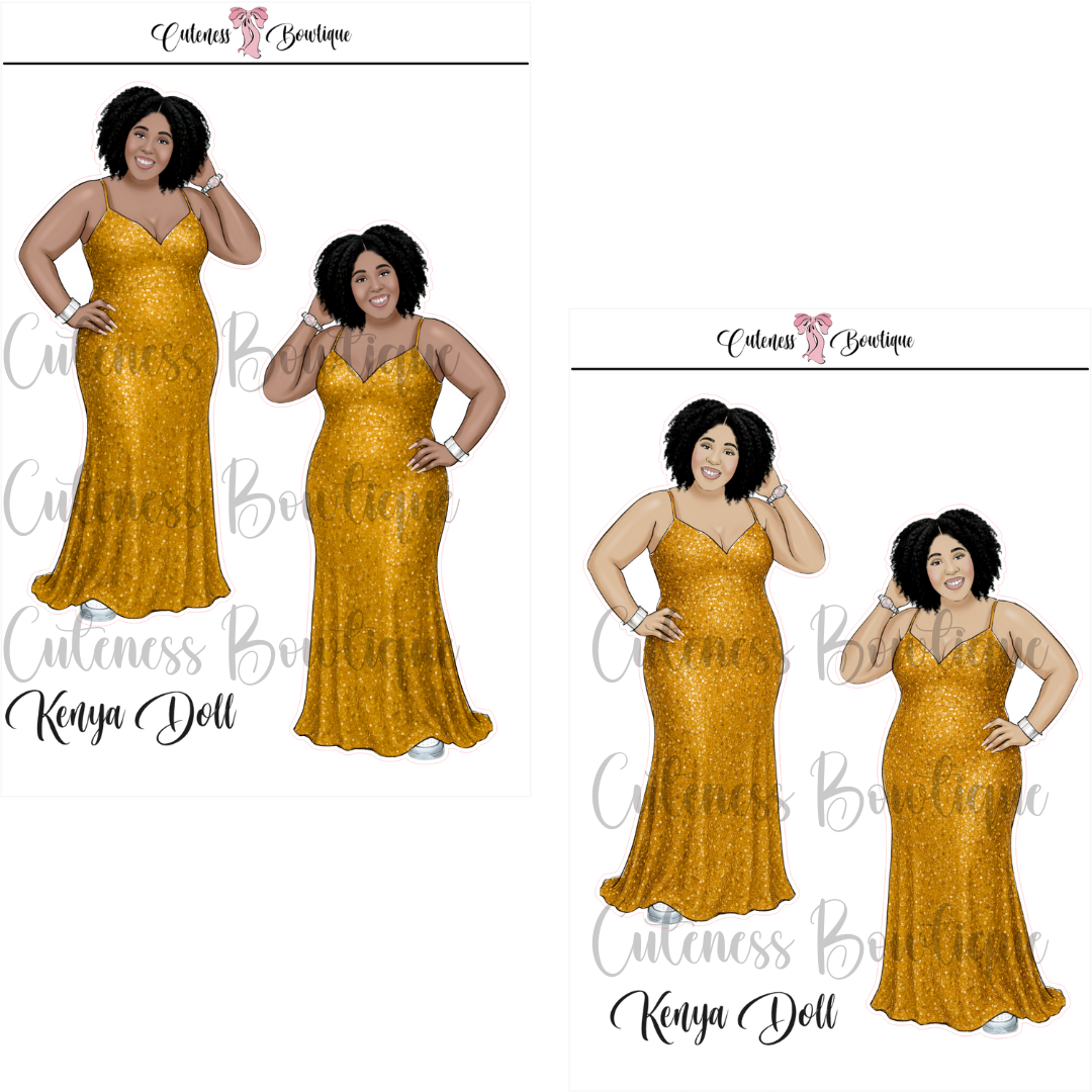 PLANNER BASH THE LOOKS | KENYA DOLL