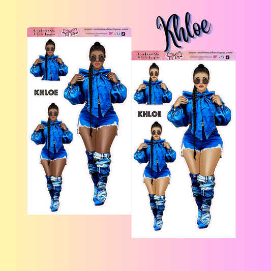 The Cuteness Squad Sticker Sheet | Cuteness Planner Stickers for Agendas, Planners, Notebooks, Dividers | KHLOE