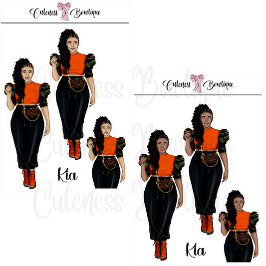 The Cuteness Squad Sticker Sheet | Cuteness Planner Stickers for Agendas, Planners, Notebooks, Dividers | KIA