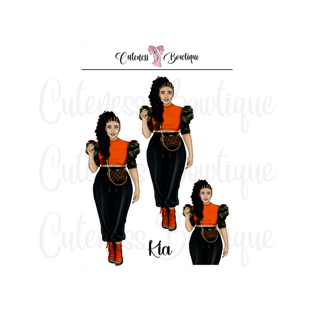 The Cuteness Squad Sticker Sheet | Cuteness Planner Stickers for Agendas, Planners, Notebooks, Dividers | KIA