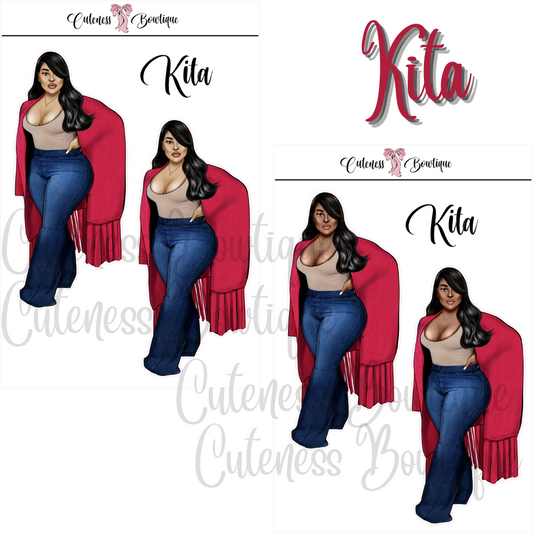 The Cuteness Squad Custom Sticker Sheet | Cuteness Planner Stickers for Agendas, Planners, Notebooks, Dividers | KITA