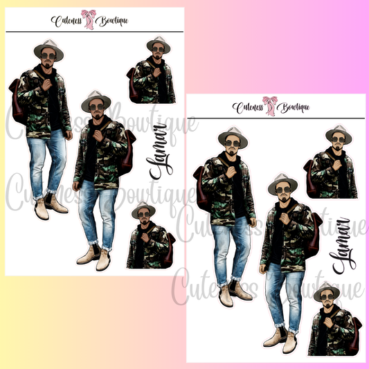 The Cuteness Squad Custom Sticker Sheet | Cuteness Planner Stickers for Agendas, Planners, Notebooks, Dividers | LAMAR