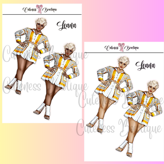 The Cuteness Squad Custom Sticker Sheet | Cuteness Planner Stickers for Agendas, Planners, Notebooks, Dividers | LEANA