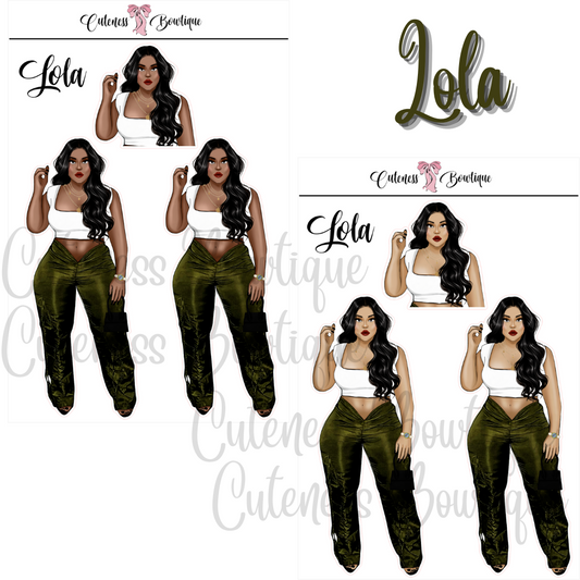 The Cuteness Squad Custom Sticker Sheet | Cuteness Planner Stickers for Agendas, Planners, Notebooks, Dividers | LOLA