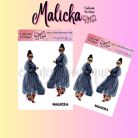 The Cuteness Squad Sticker Sheet | Cuteness Planner Stickers for Agendas, Planners, Notebooks, Dividers | MALICKA