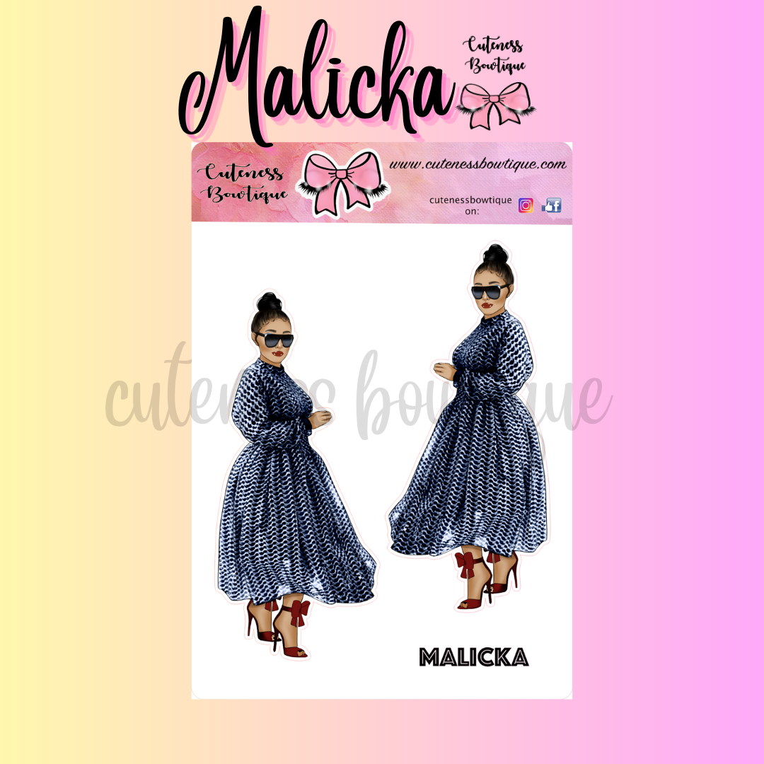 The Cuteness Squad Sticker Sheet | Cuteness Planner Stickers for Agendas, Planners, Notebooks, Dividers | MALICKA