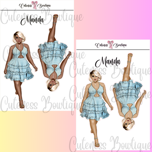 The Cuteness Squad Custom Sticker Sheet | Cuteness Planner Stickers for Agendas, Planners, Notebooks, Dividers | MANDA