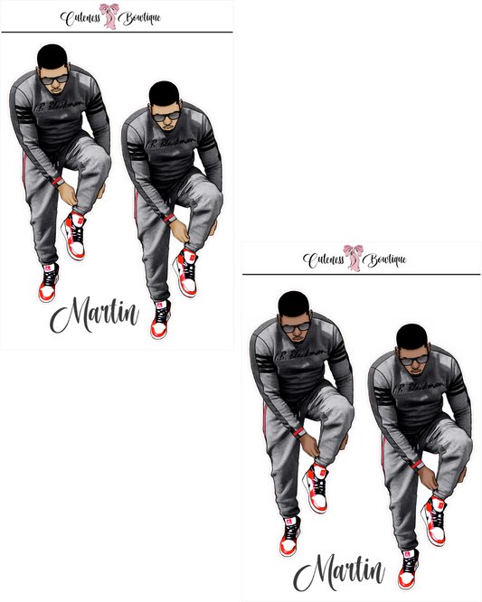 The Cuteness Squad Custom Sticker Sheet | Cuteness Planner Stickers for Agendas, Planners, Notebooks, Dividers | MARTIN