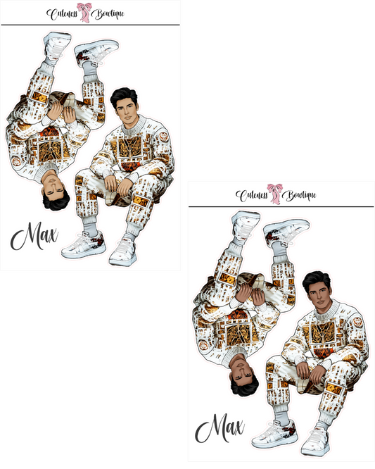 The Cuteness Squad Custom Sticker Sheet | Cuteness Planner Stickers for Agendas, Planners, Notebooks, Dividers | MAX