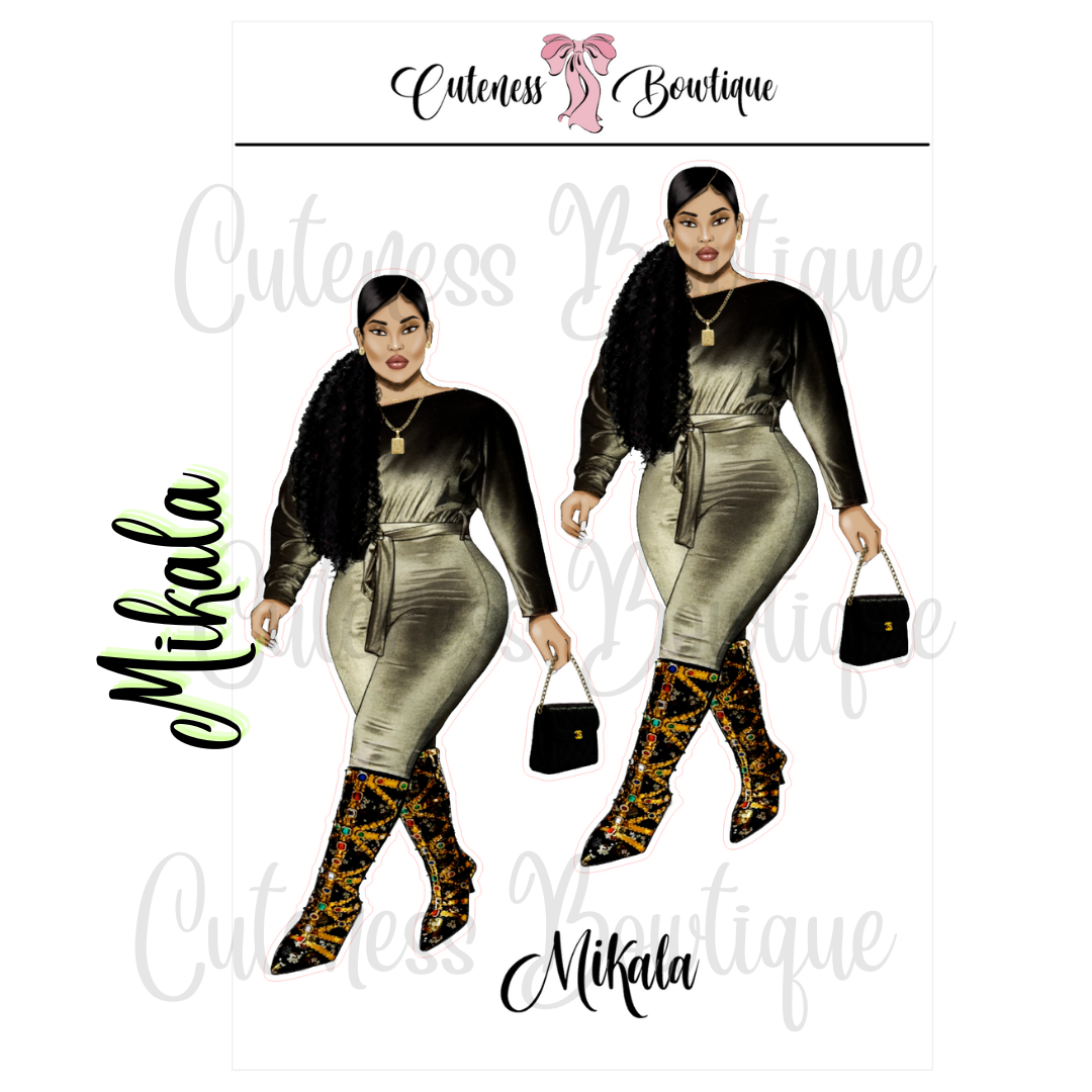 The Cuteness Squad Sticker Sheet | Cuteness Planner Stickers for Agendas, Planners, Notebooks, Dividers | MIKALA