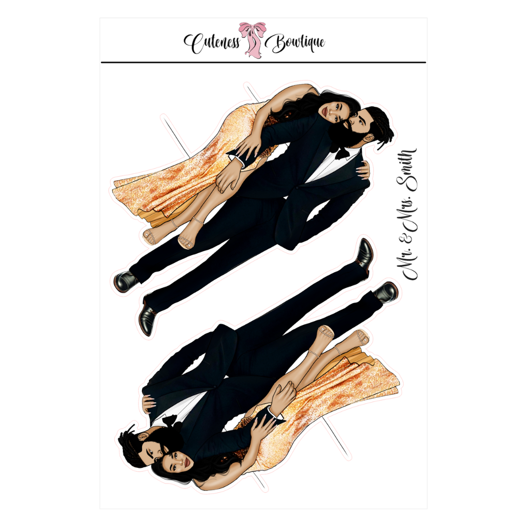 The Cuteness Squad Custom Sticker Sheet | Cuteness Planner Stickers for Agendas, Planners, Notebooks, Dividers | MR. & MRS. SMITH