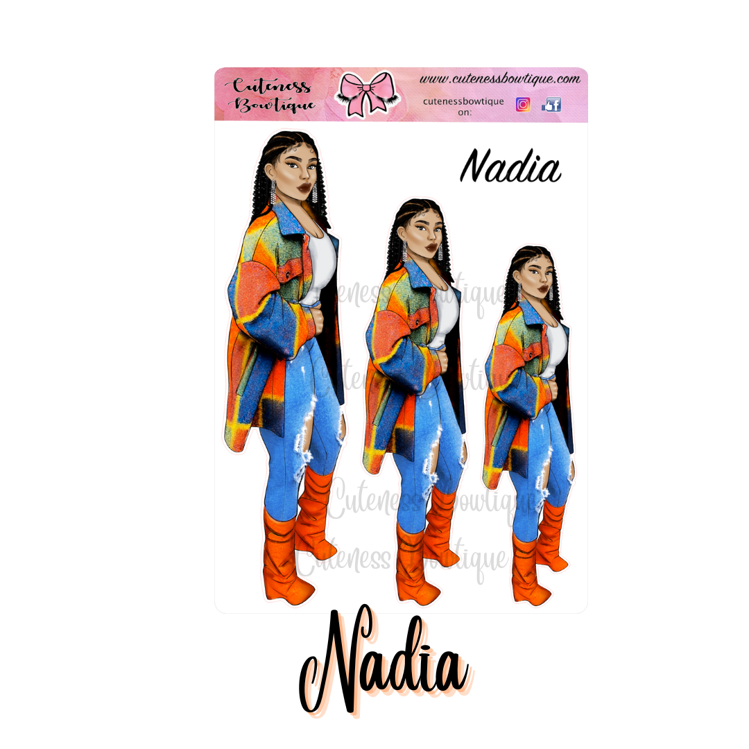 The Cuteness Squad Sticker Sheet | Cuteness Planner Stickers for Agendas, Planners, Notebooks, Dividers | NADIA