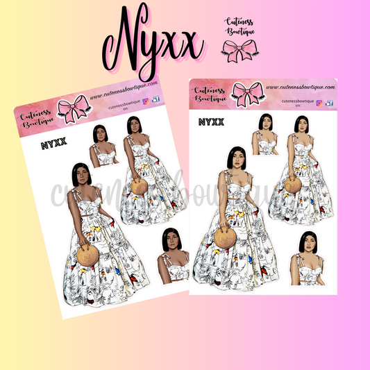 The Cuteness Squad Sticker Sheet | Cuteness Planner Stickers for Agendas, Planners, Notebooks, Dividers | NYXX