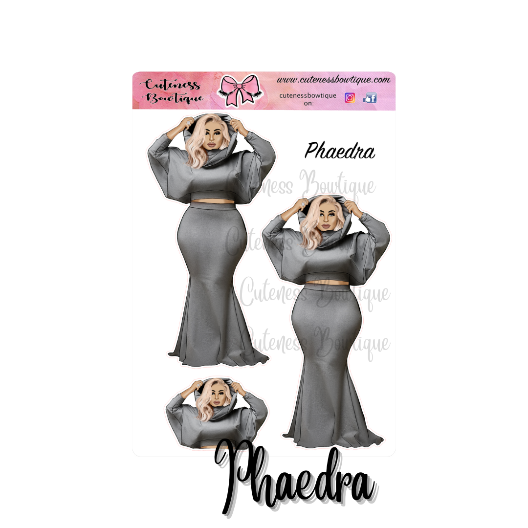 The Cuteness Squad Sticker Sheet | Cuteness Planner Stickers for Agendas, Planners, Notebooks, Dividers | PHAEDRA