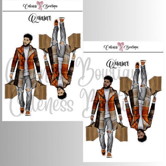 The CUSTOM Cuteness Doll Collection Sticker Sheet | Cuteness Planner Stickers for Agendas, Planners, Notebooks, Dividers | QUASAR