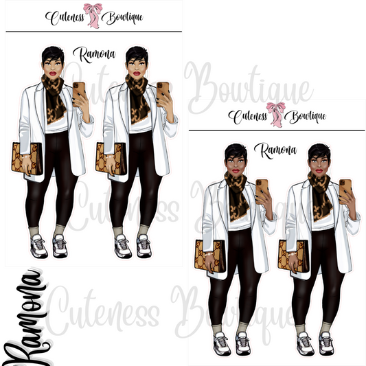 The Cuteness Squad Sticker Sheet | Cuteness Planner Stickers for Agendas, Planners, Notebooks, Dividers | RAMONA