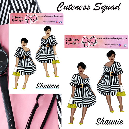 The Cuteness Squad Sticker Sheet | Cuteness Planner Stickers for Agendas, Planners, Notebooks, Dividers | SHAUNIE