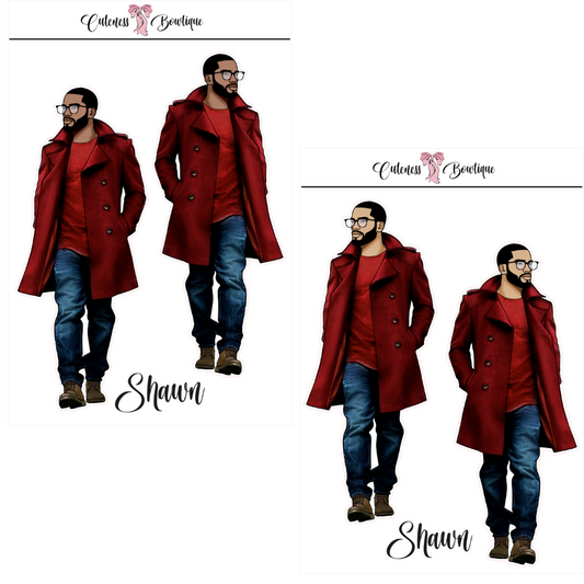 The CUSTOM Cuteness Doll Collection Sticker Sheet | Cuteness Planner Stickers for Agendas, Planners, Notebooks, Dividers | SHAWN