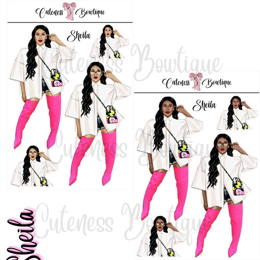 The Cuteness Squad Sticker Sheet | Cuteness Planner Stickers for Agendas, Planners, Notebooks, Dividers | SHEILA