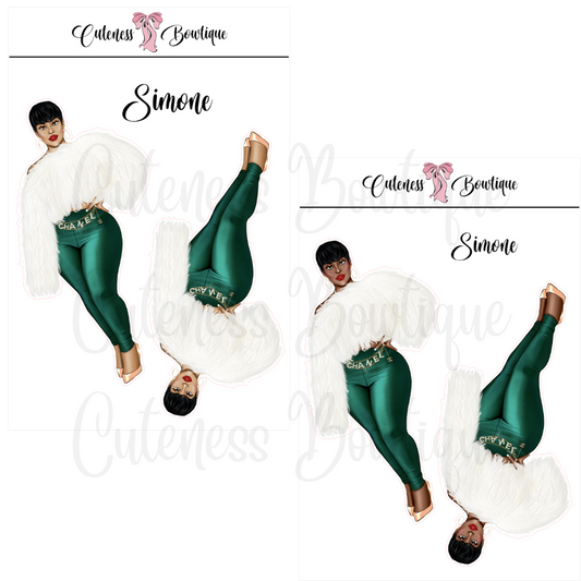 The Cuteness Squad Sticker Sheet | Cuteness Planner Stickers for Agendas, Planners, Notebooks, Dividers | SIMONE