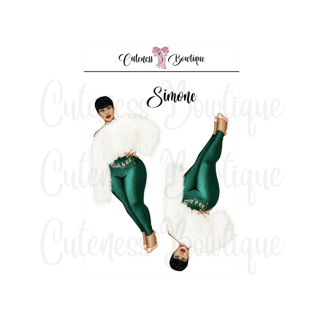 The Cuteness Squad Sticker Sheet | Cuteness Planner Stickers for Agendas, Planners, Notebooks, Dividers | SIMONE