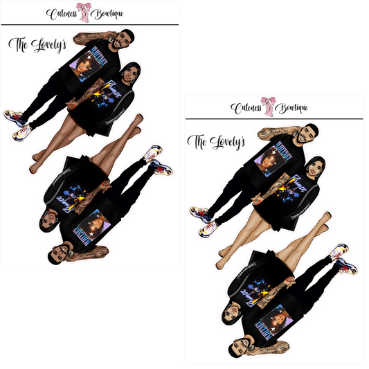 The Cuteness Squad Custom Sticker Sheet | Cuteness Planner Stickers for Agendas, Planners, Notebooks, Dividers | THE LOVELY'S